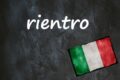 Italienisches Ausgabe Des Tages: „Rientro“