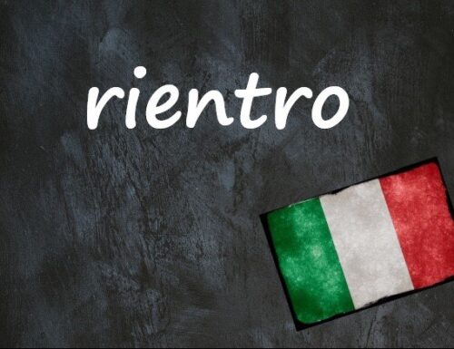 Italienisches Ausgabe Des Tages: „Rientro“