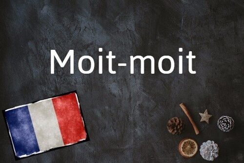 Französischer Schlagwort Des Tages: Moit-Moit