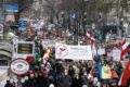 IN PICS: Etliche Wie 40.000 Demonstrieren Versus Impfmandat In Hauptstadt von Österreich