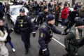 Demonstranten Ruinieren Blechbüchse Des Dänischen Premierministers Da obendrein Dieser Verhör