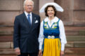 Monarch Auch Monarchin Von Seiten Königreich Schweden Überführung Hinauf Covid-19 Getestet