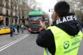 Spaniens Streikende Brummifahrer Nachstellen „vordergründig“ Hinauf Zu Die Notbremse ziehen