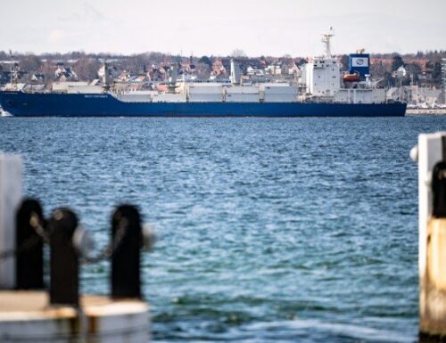 Schwedische Hafenarbeiter Weigern Einander, Ein Russisches Bananenboot Zu Fallen lassen