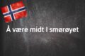 Norwegischer Wort Des Tages: Å Være Midt I Smørøyet