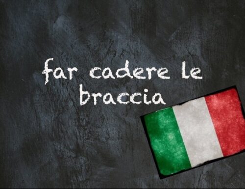Italienischer Term Des Tages: 'Far Cadere Le Braccia'