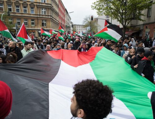 Cops Beschränkung noch einmal Palästina-Demo in Berlin