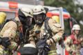 Wohnhaus brennt, 90 Feuerwehrleute im Großeinsatz