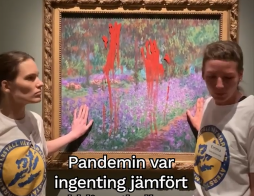 Klimaaktivisten beschmieren Monet-Gemälde in Stockholm mit roter Farbe – Festnahme