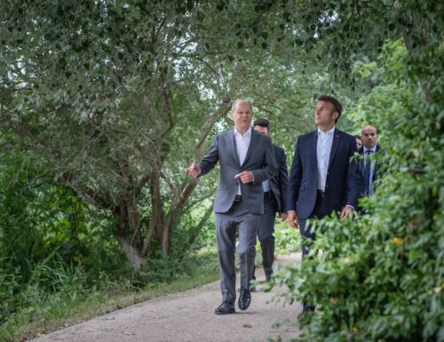 Scholz empfängt Macron in Potsdam